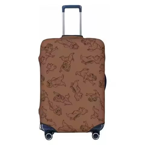Custom Wallpaper Chip 'n' Dale Suitcase Cover Dust Proof Luggage Protective Covers for 18-32 inch