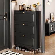 Household Doorway 2025 Integrated Black Simple Dumping Shoe Cabinet Cross-Border Entrance New Style 