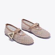 Fashionable Breathable Mesh Mary Jane Flats