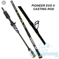 PIONEER EVO II SOLID CARBON CASTING ROD 1PIECE 2-8LB SIZE : 5.6F 6F