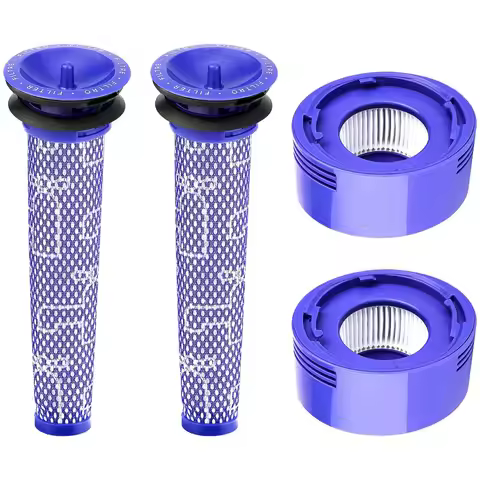 News 4Pack Filter Replacement for Dyson V7, V8 Animal and V8 Absolute Cordless Vacuum Cleaner HEPA F