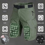 กางเกงขาสั้นยุทธวิธีผู้ชาย กางเกงขาสั้นกันน้ำกลางแจ้ง กางเกงขายาวผู้ชาย กางเกงขาสั้นคาร์โก้ กางเกงขา