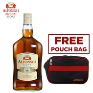 Alfonso Light 1.75 Liter Brandy With Free Alfonso Pouch Bag