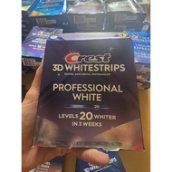 40 Crest 3D Whitestrips Professional White Teeth Whitening Strips (20 Levels)