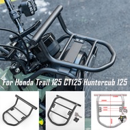 LJBKOALL CT125 GPS Mount Bracket Holder Headlight Guard Front Rack For Honda CT 125 Trail 125 Hunter