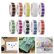 RUNNY 1000Pcs 13mm Dot Sticker olorful Dot Sticker Self Adhesive Label Sticker