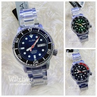 [ของแท้มือ1] Baby Tuna , Mini Tuna นาฬิกาข้อมือผู้ชาย ALBA Automatic Sport Diver's 100 m. รุ่น AL4245X  , AL4243X1 , AL4247X , AL4245X1 , AL4243X1 , AL4247X1 สินค้าพร้อมกล่อง ผ้าเช็ดนาฬิกา รับประกันศูนย์SEIKO 1 ปี (แถมผ้าเช็ดนาฬิกา)
