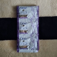 12pcs (1 DOZEN) Dove Violet Shampoo SINGLE PACK SACHET (Dermcare Scalp-Anti Dandruff)