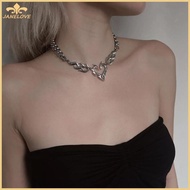 JL Hip Hop Unisex Flame Totems Necklace Streetwear Necklace Accessories Jewelry