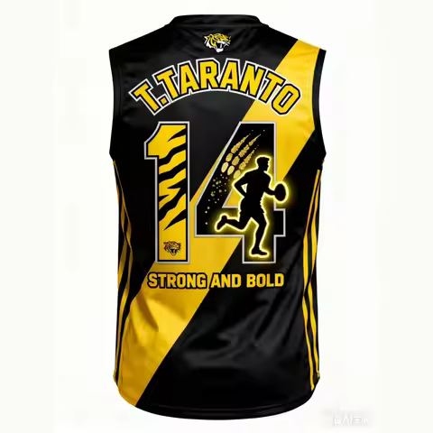 Special Edition No.14 AFL Guernsey - Men & Toddler Rugby Training Vest, Breathable Lightweight Sleev