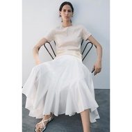 Blink T-SHIRT || Beige Sequin