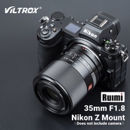Viltrox 35mm F1.8 Auto Focus Full Frame Large Aperture Prime Lens for Nikon Z Mount Z6II Z7 Z50 ZFC