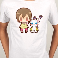 Short Sleeve T-shirt shirt Digimon Adventure Agumon Taichi Yagami Gabumon Yamato anime O-Neck Men Fa