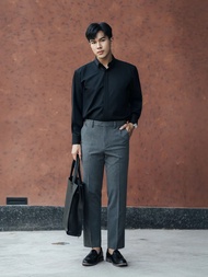 DANDY COSMO | [7 สี]กางเกงสแลค Slack เอวยืดได้ [✂️รับตัดความยาว] Hidden Banding Premium DANDY COsmo