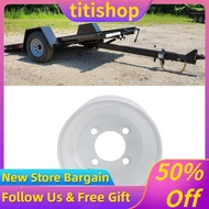 titishop 8x3.75 4.80-8 Trailer Wheel Rim 4 Holes High Strength Steel 8 Inch Hub for Hauler Warehouse