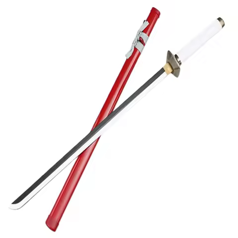 Cosplay Theatrical Uchiha Sasuke Katana Red Sword Weapon Role Play Sasuke 106cm Wood Model Prop