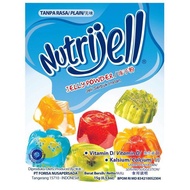 nutrijell plain coklat besar nutrijel bubuk