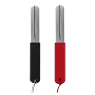 [whfashionkk] Fishing Hook Grinding Tool Dual Sided Sharpening Stone with Lanyard Hole for Clip for 