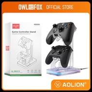 Aolion PS5 XBOX Switch Pro Controller Crystal Acrylic RGB Display Stand Holder AL-XB2313