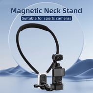 Compatible with DJI OSMO POCKET3 magnetic neck mount sports camera first angle shooting clip accessory
