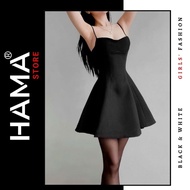 HAMA STORE H22 2-Strap DRESS - Lovely flared shape, 3 colors