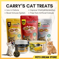 Carry's Cat Treats TreatBites Yogurt Cubes Rich Co. Goat Milk Cheese Cat Treat Makanan Ringan kucing