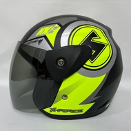 BXP Z Kings Helmet - 1 single Visor Glass - SNI Helmet Adult Helmet