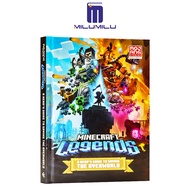 คู่มือตำนาน Minecraft ปกแข็งโดย Mojang AB หนังสือภาษาอังกฤษต้นฉบับ