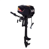 Hangkai boat engine 5.0 hp brushless electric boat outboard motor with 48V 1200W output fishing boat