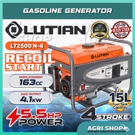 Agrishop LUTIAN Gasoline Generator LT2500N-4 Recoil Start 5.5HP 163cc | Mesin Penjana Kuasa Enjin Pe