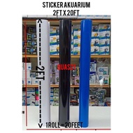 1 Roll Aquarium Sticker- 2ft x 20ft