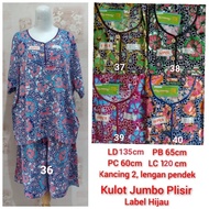 UNGU HIJAU Kencana Purple Original Jumbo Culottes Suit LD 130cm Green label