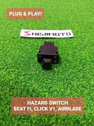 Hazard switch Honda Beat Fi, Click V1, Honda Airblade PLUG AND PLAY