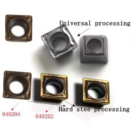 SOMT040202/SPMG040202 SPMT040204 Small diameter u drill insert U Indexable Drill Inserts Carbide For