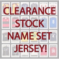 [Size XL] Nameset Jersey Clearance Size XL B10