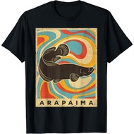 Vintage Arapaima Fish Lover Animal Retro Style T-Shirt