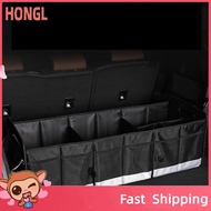 honglai8 95L Large Capacity Car Trunk Organizer Heavy Duty Collapsible  Multi Compartment Foldable O