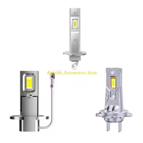M68B H1 3 H7 LED Headlight 40W CSP-3570 6000K Fog Light LED Bulb 9-24V for Car
