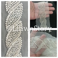 1 YARD (90 CM) - READY TO WEAR BORCI LACE/TULL LACE