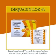 Dequadin Lozenges 4 Pieces