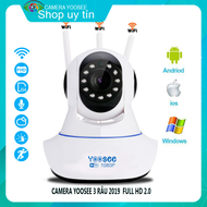 CAMERA WIFI - YOOSEE WIFI SIÊU NÉT 2.0 FULL HD 1920x1080 MỚI NHẤT - 3 ANTEN BẮT SÓNG
