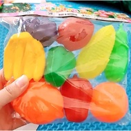 9 Pieces of Educational Fruit Toys for Children