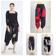 Samurai Pants Hill Tribe Hmong Miao Harem Yoga Fitness Chiang Mai Cotton Hippie Bohemian Baggy Genie
