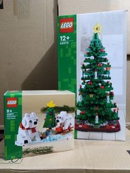 40571 & 40573 LEGO Wintertime Polar Bears & Christmas Tree