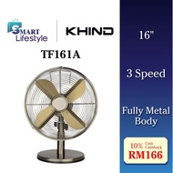 Khind 16" Table Fan 3 Speed  TF161A / Faraday 16" Antique Table Fan With Sirim FTF-160K FTF160K