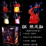 Naruto GK Fire Weasel with Remote Control Seven-Color Luminous Uchiha Weasel Statue Model Boxed Figu