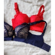 Women's Super Thick Foam Underwire Bra -+5-6cm Size 34-40 Hooks 3 Cup Ato B Push Up Bra 8108