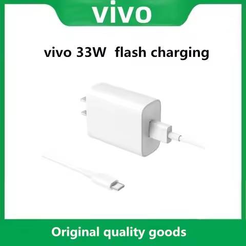 Vivo original 33W charger iQOO Neo fast charging X30/X50/X60 super flash charging S7/S9e/S6/S5