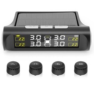 Tire Pressure Monitoring System Wireless Solar Powered TPMS Tire Pressure Monitoring System with 4 E
