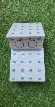 (10 ใบ)กล่องพักสายไฟสีขาว รุ่นหนา ขนาด 2x4 และ 4x4